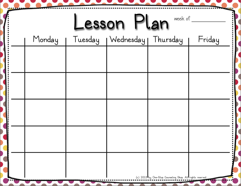 5 Lesson Plan