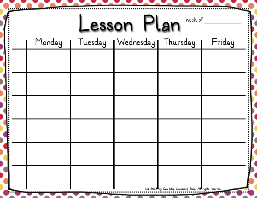 6 Lesson Plan