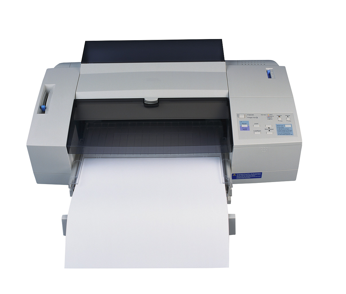 Computer Printer with Paper