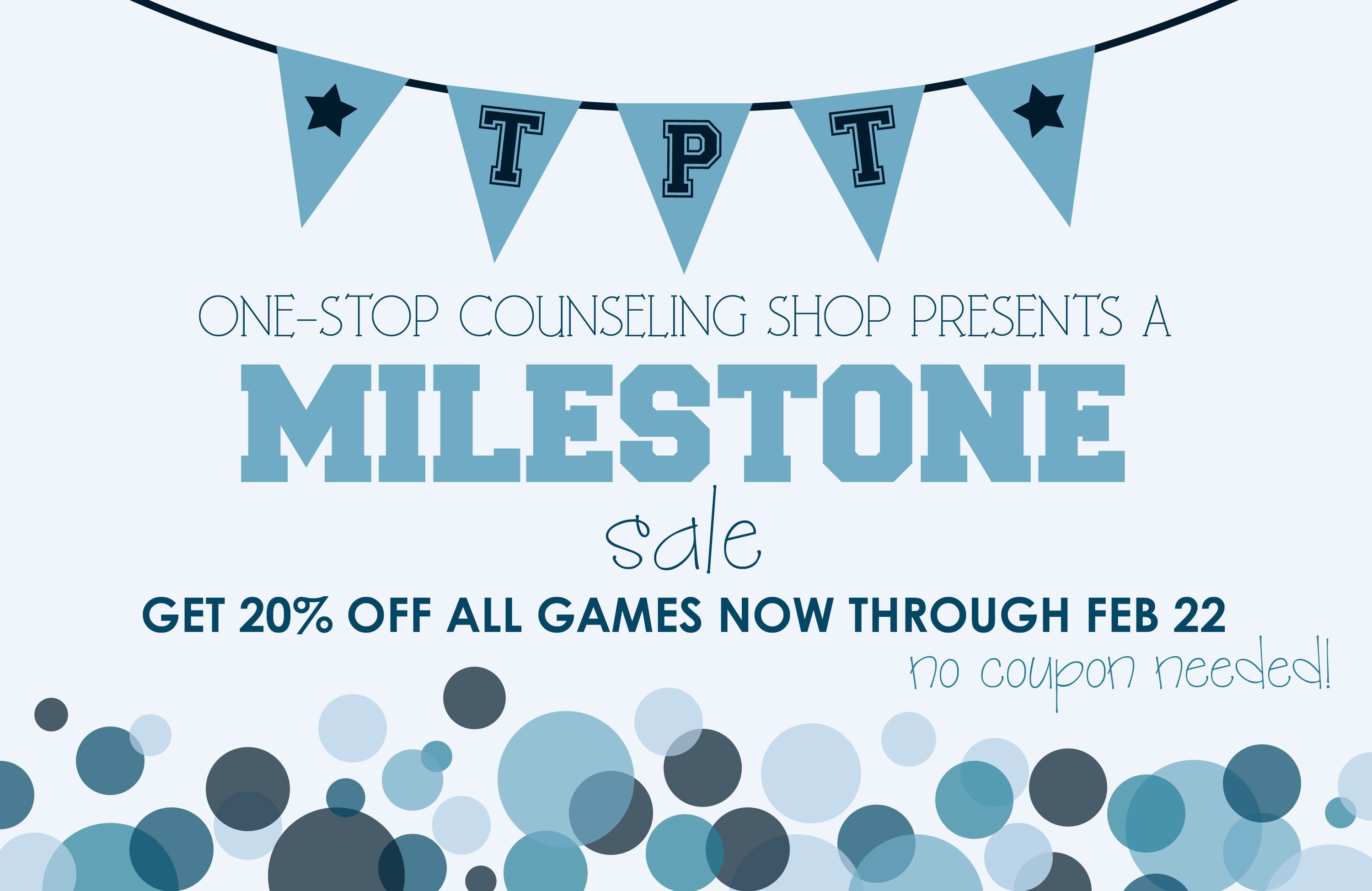 One-Stop Counseling Shop Celebration Sale